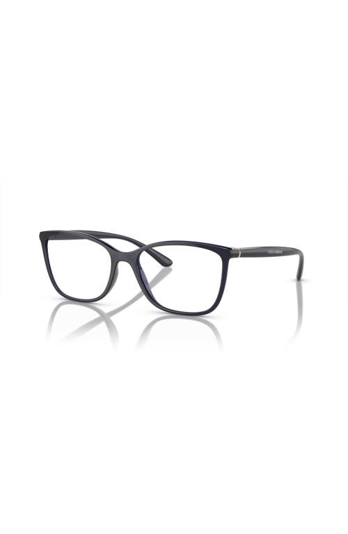 Dolce & Gabbana Dolce&gabbana 54mm Rectangle Optical Glasses In Blue