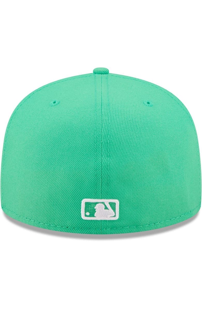 New Era Men's New Era Green Toronto Blue Jays Logo 59FIFTY Fitted Hat, Alternate, color, 