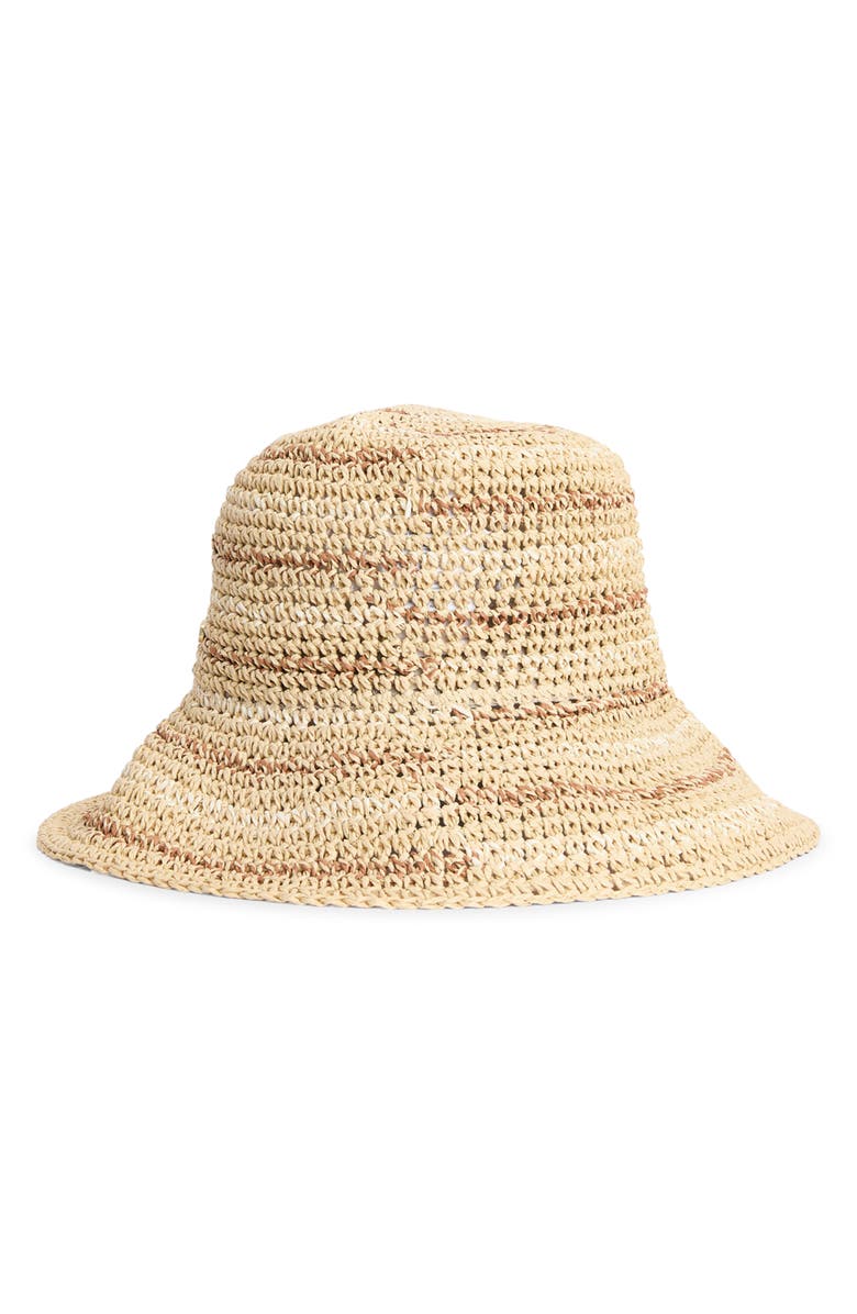 Barbour Kelley Straw Cloche Hat, Alternate, color, Natural