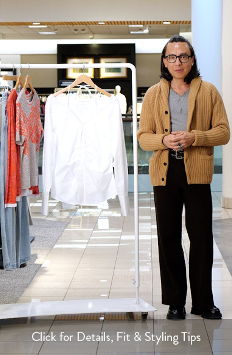 Poplin Off the Shoulder Top, sales video thumbnail