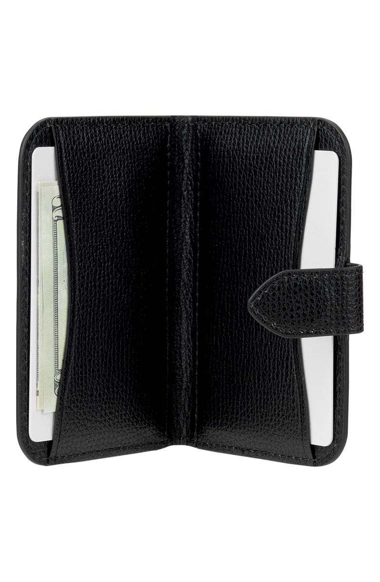 Kate Spade New York morgan magnetic wallet, Alternate, color, Black