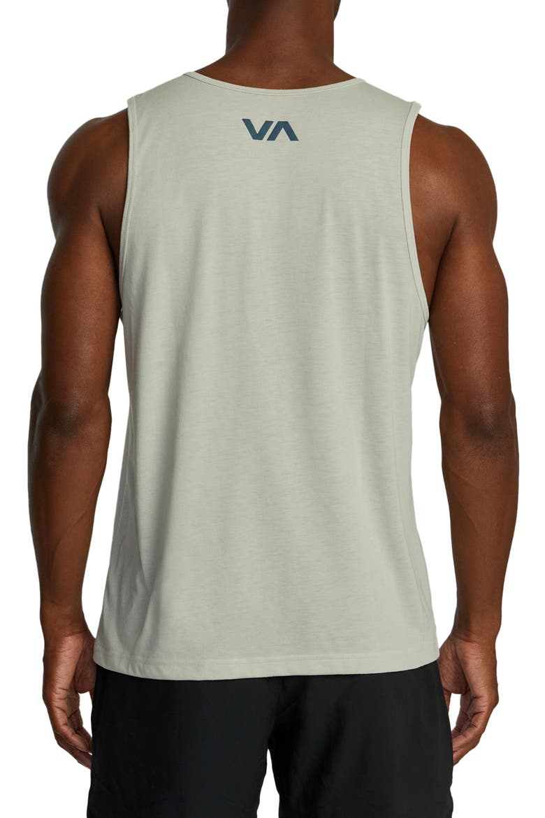VA Blur Performance Graphic Tank, Alternate, color, CHALK