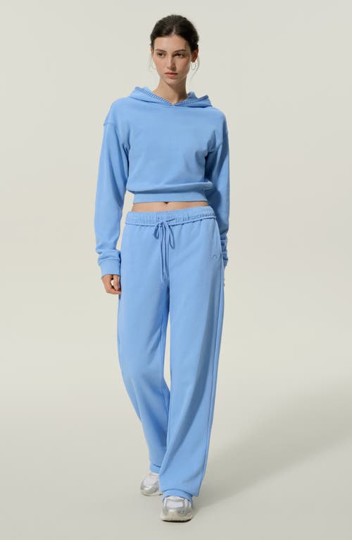 Lilysilk Seamflow Stride Sweatpants In Blue