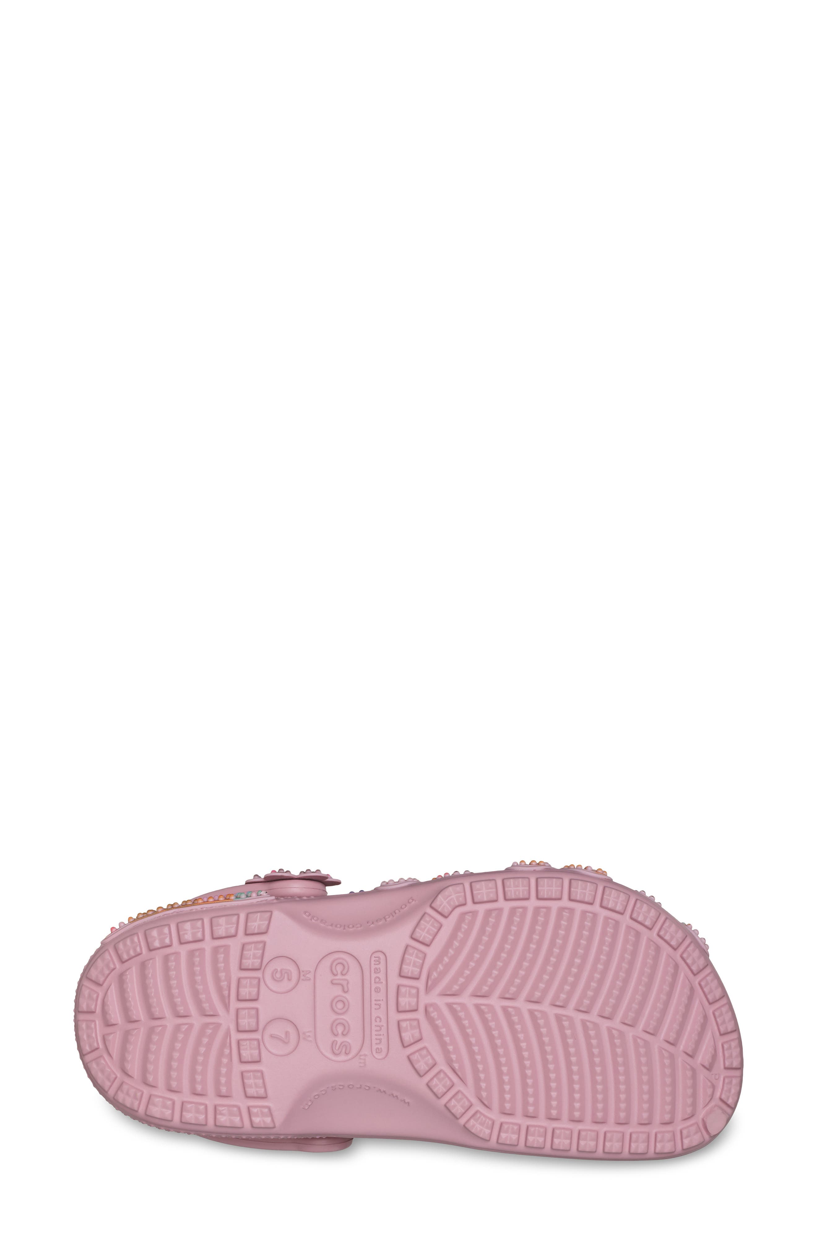 CROCS Classic Beaded Clog, Alternate, color, Mauve