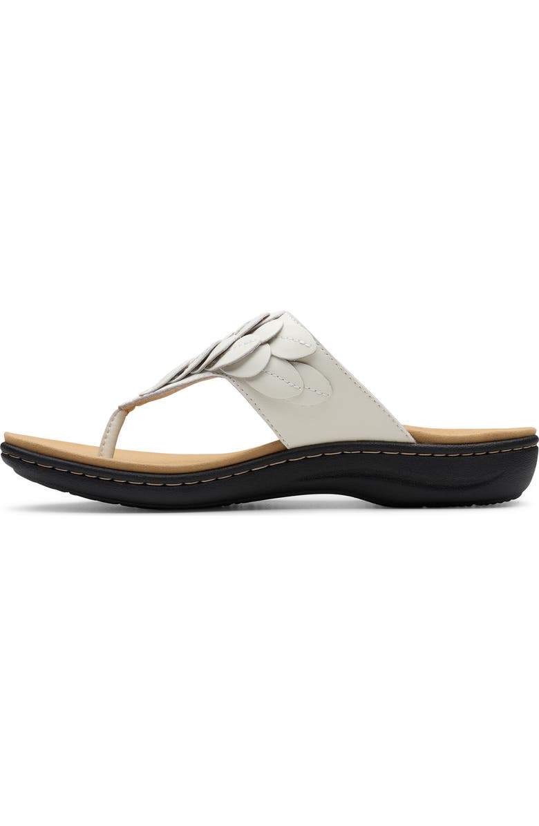 Clarks<sup>®</sup> Laurieann Palm Sandal, Alternate, color, Off White Leather