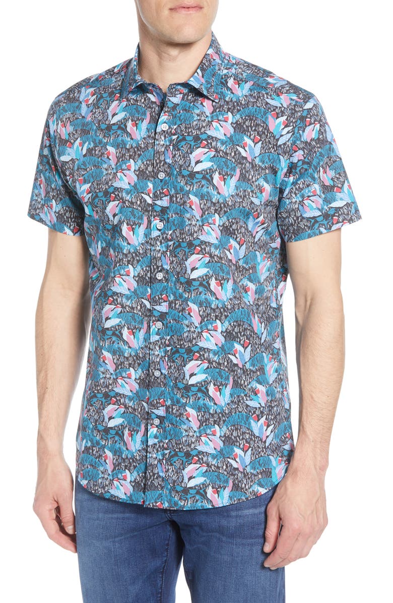 Rodd & Gunn Notown Regular Fit Short Sleeve Button-Up Shirt, Main, color,