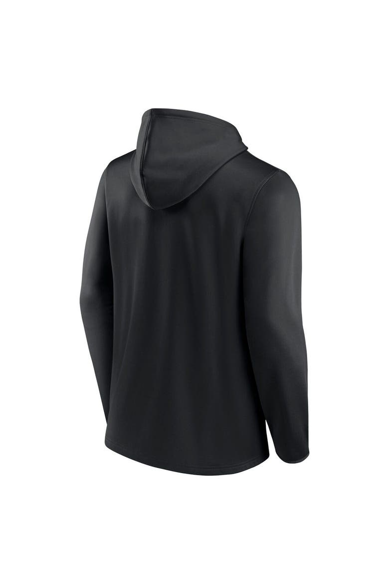 Men's Fanatics Branded Black Wisconsin Badgers Ball Carrier Full-Zip Hoodie, Alternate, color, Black