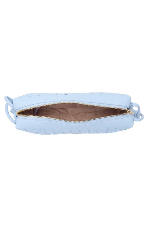 Sam Edelman Margo Small Woven Crossbody Bag In Blue