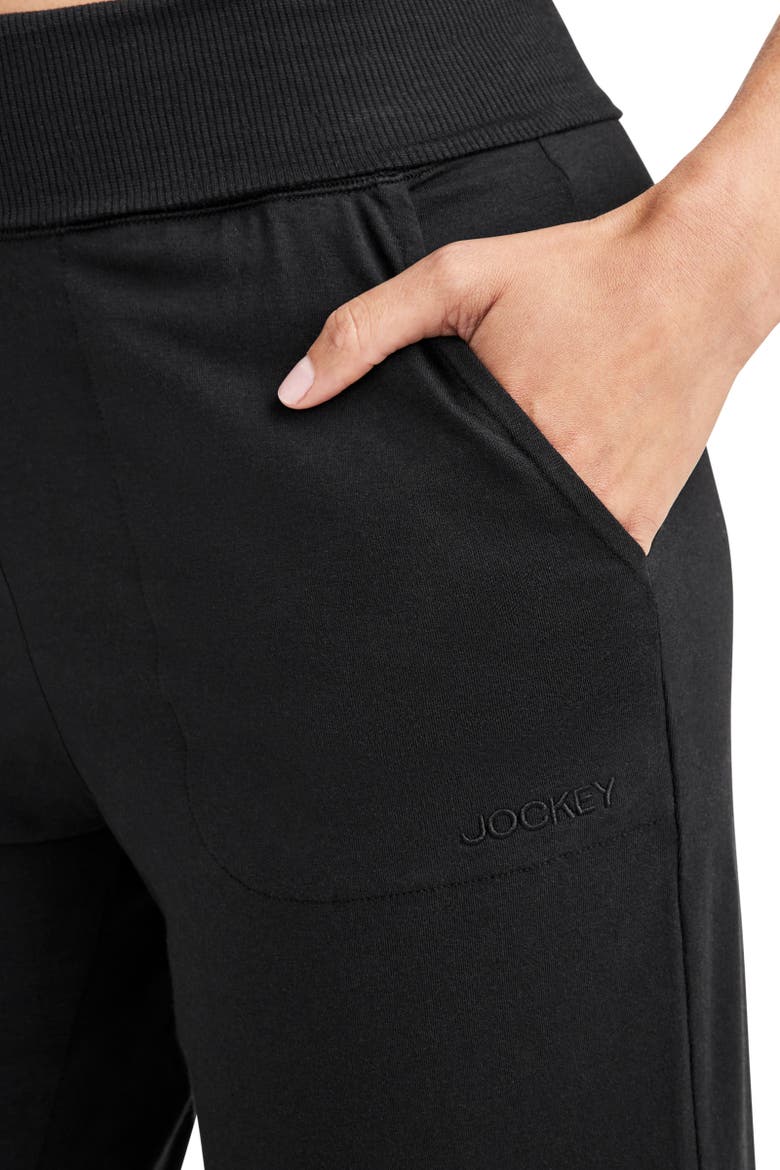Women's Cotton Modal Blend Pant, Alternate, color, Black