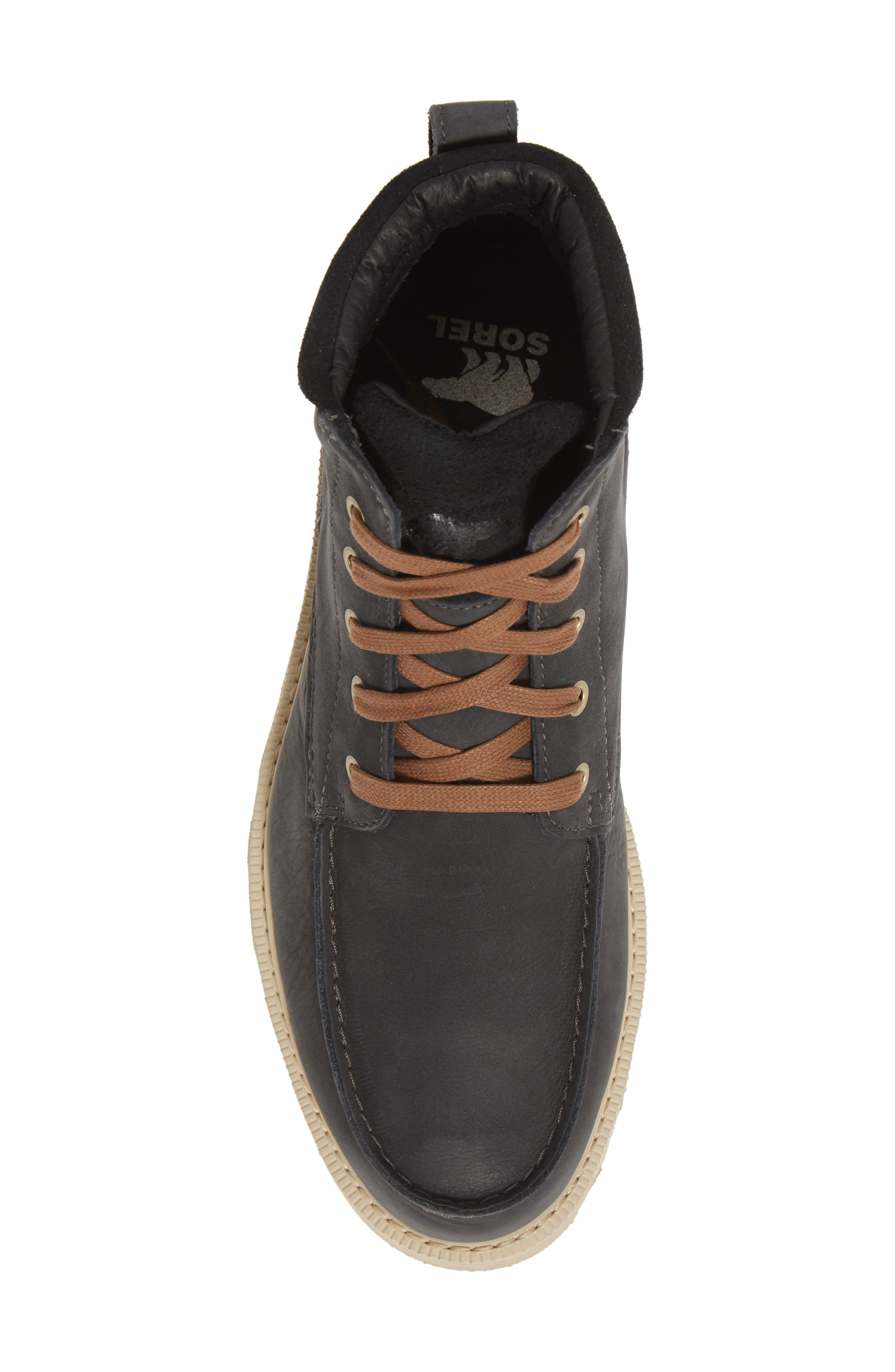 SOREL Madson II Moc Toe Waterproof Boot, Alternate, color, Coal