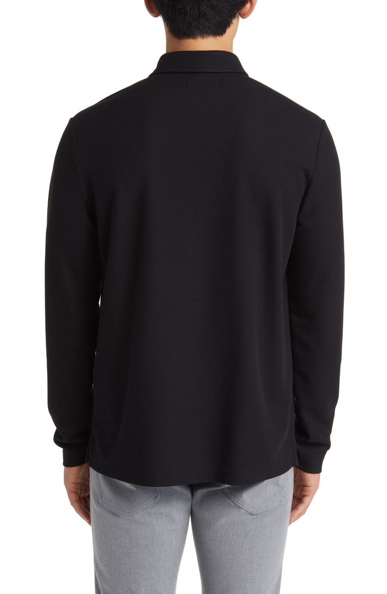 Nordstrom Texture Knit Long Sleeve Polo, Alternate, color, 