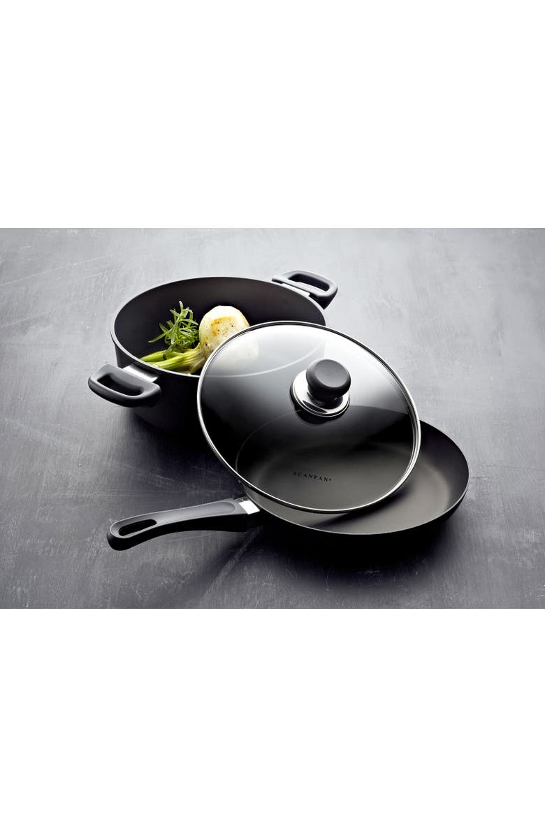 Scanpan Classic 12 Inch Chef Pan W/Lid, Alternate, color, Black