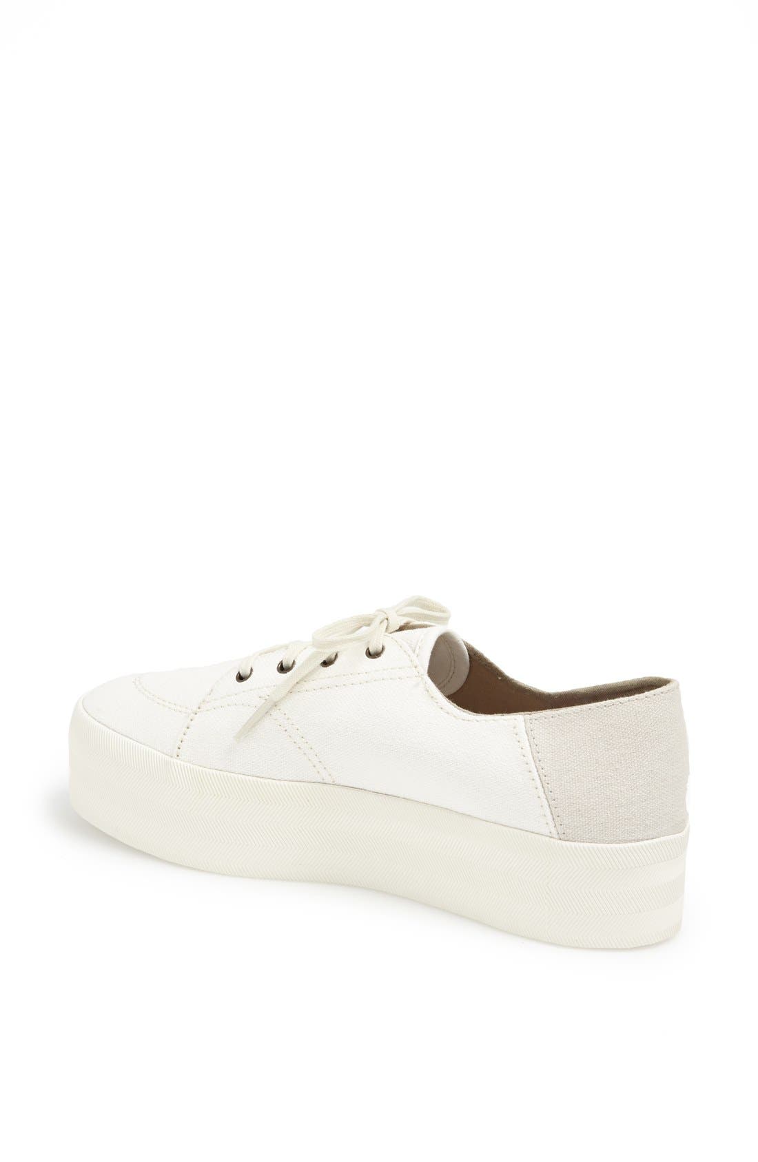 'Kirton' Platform Sneaker, Alternate, color, WHITE/ LIGHT BROWN