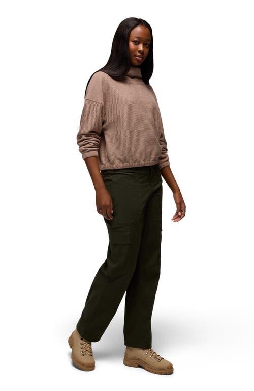 Prana Olivia Cowl Neck Sweater In Gray