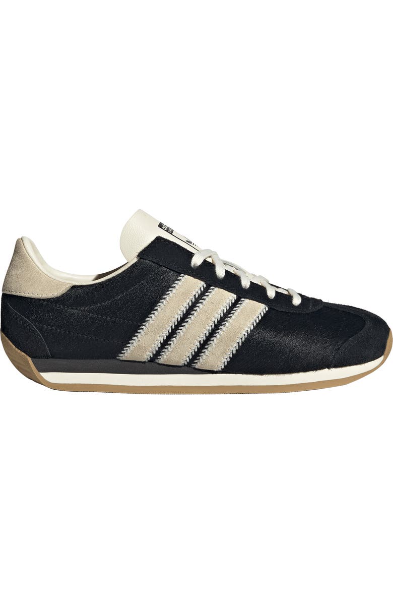 adidas Country Low Top Sneaker, Alternate, color, Cream/ Black/ Golden Beige