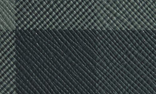 Burberry Check Coated Canvas & Leather Bifold Wallet In Charcoal
