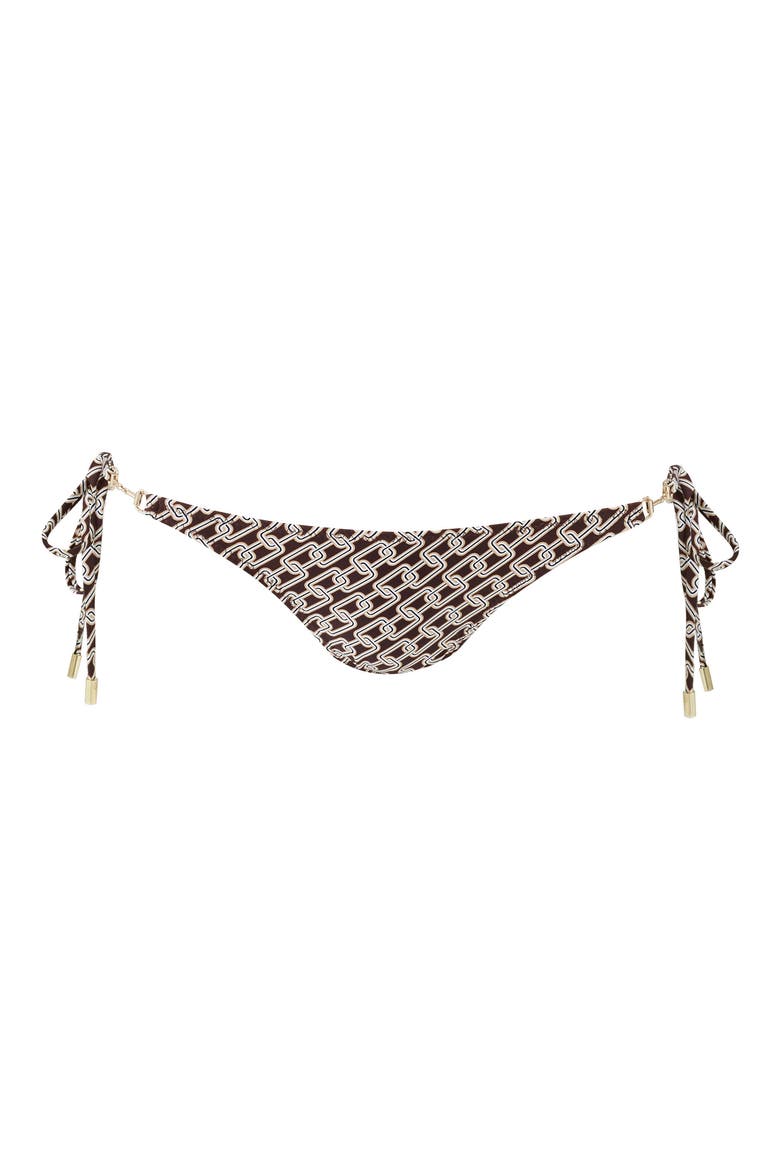 Menorca Side Tie Bikini Bottoms, Alternate, color, CHAIN