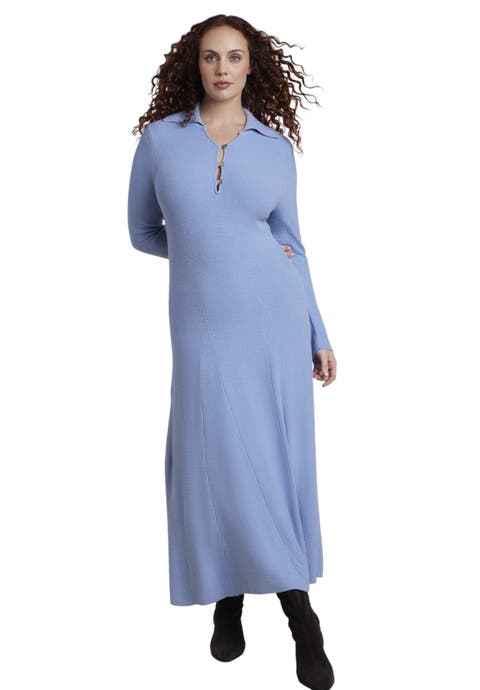Stitch Detail Knit Midi Dress (plus)