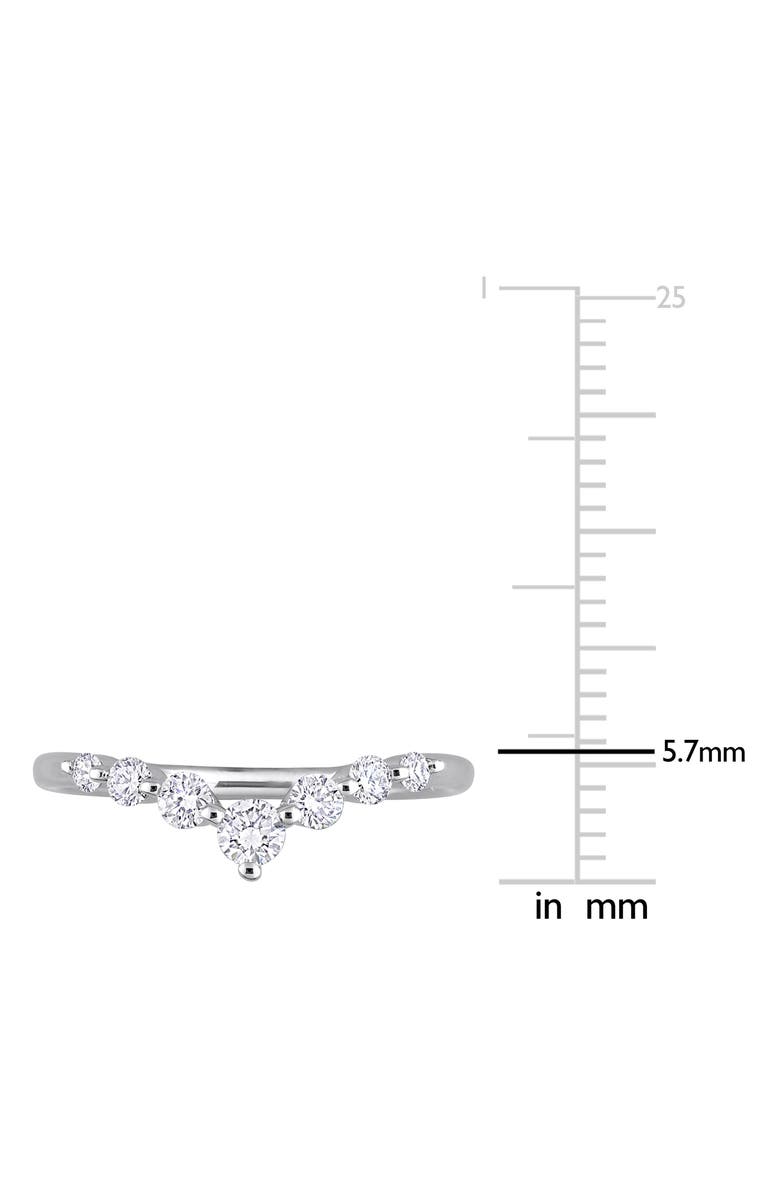 Created Forever Lab Grown Diamond Chevron Ring - 0.37ct., Alternate, color, Silver