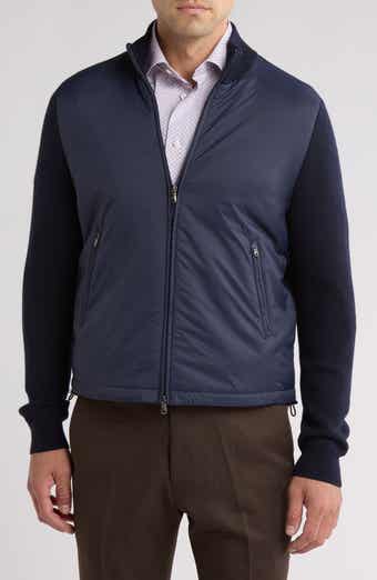 Bruno Magli Wool & Nylon Zip Jacket