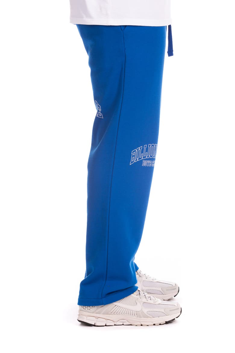 Triple B Cotton Fleece Sweatpants, Alternate, color, LAPIS BLUE