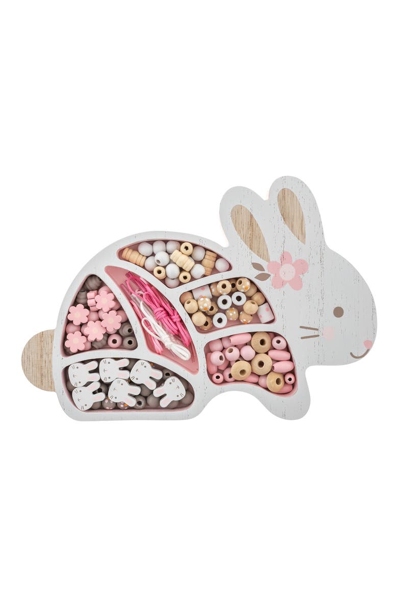 Bead Boutique Bunny Set, Main, color, WHITE