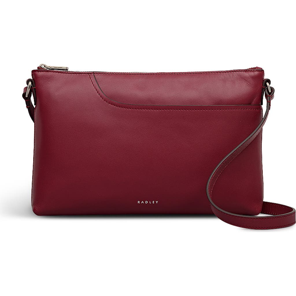 Radley Pockets Medium Ziptop Crossbody Bag In Red