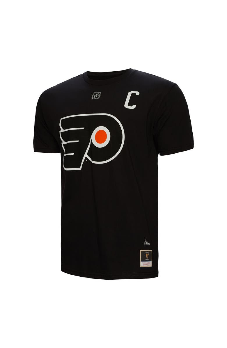 Mitchell & Ness Men's Mitchell & Ness Eric Lindros Black Philadelphia Flyers Name & Number T-Shirt, Alternate, color, 