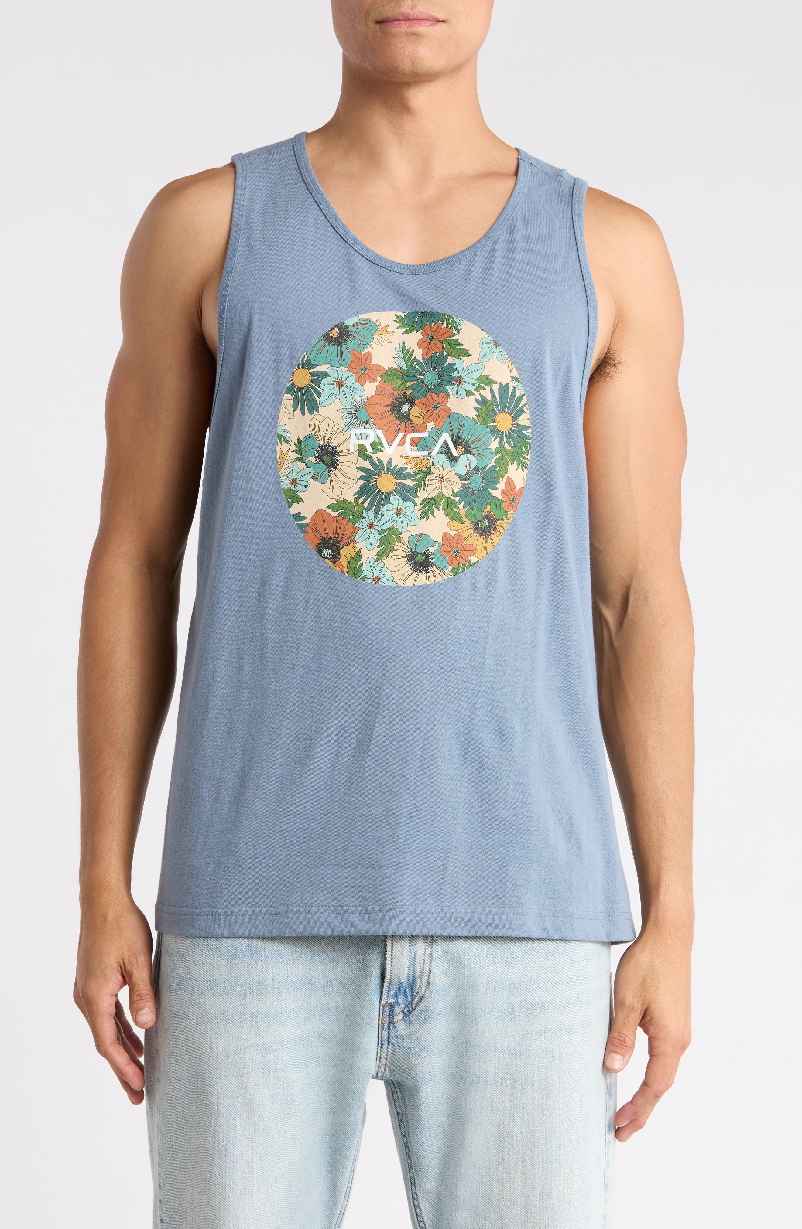 Motors Cotton Graphic Tank Top