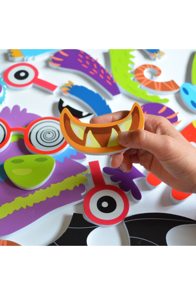 Silly Monsters Bath Time Stickers, Alternate, color, Multicolored