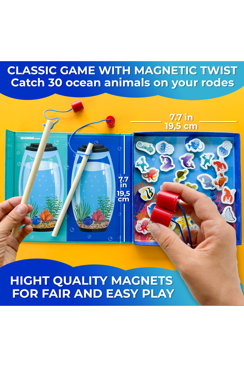 Magnetic Kids Games Collection, Alternate, color, Magnet Fishing