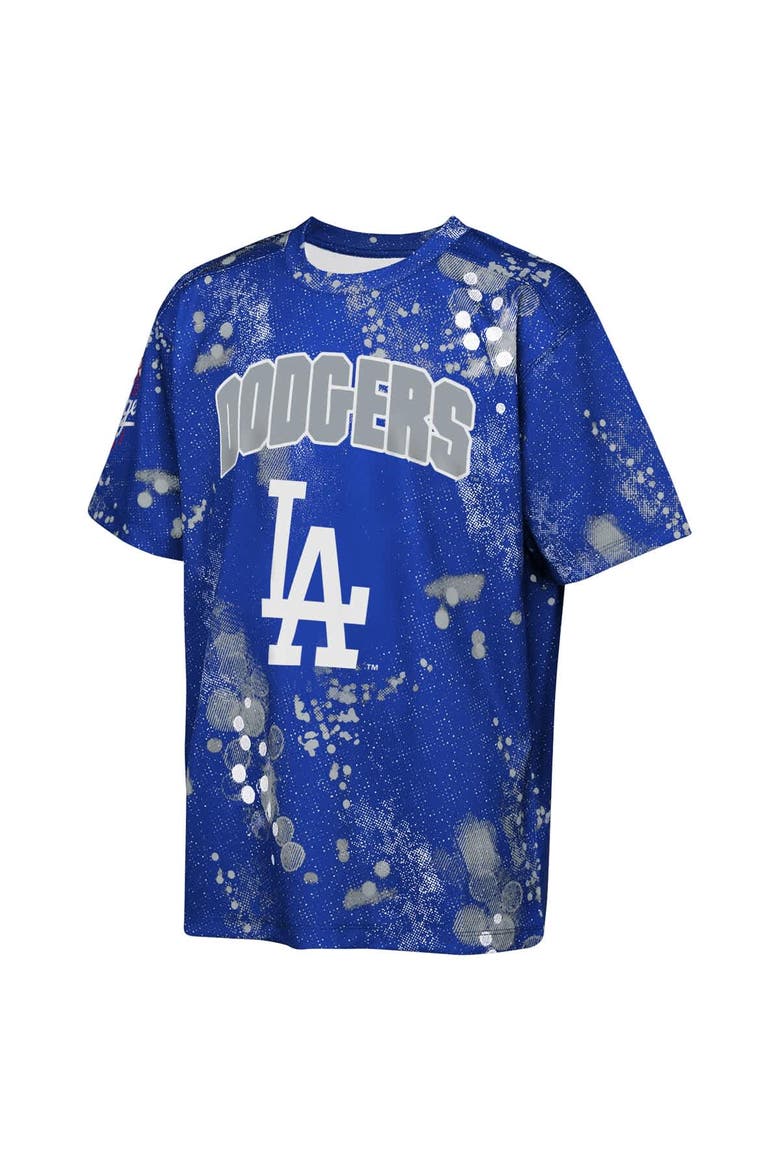 Youth Outerstuff Blue Los Angeles Dodgers Y2 Tech Stadium Lights T-Shirt, Alternate, color, Blue