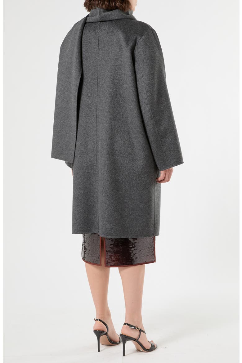 Virgin Wool Coat, Alternate, color, DARK GREY