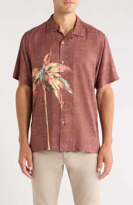 Desert Palms Silk Camp Shirt