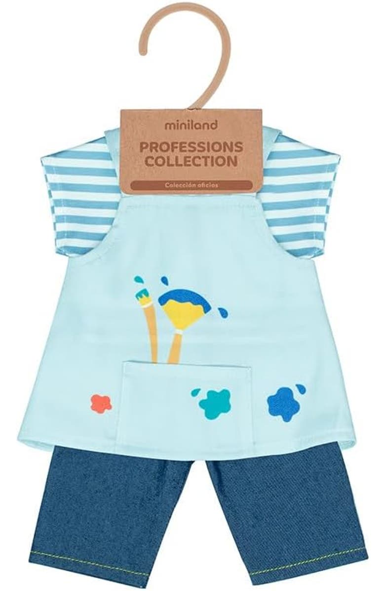 Miniland Artist Doll Set 15", Alternate, color, Blue Multi