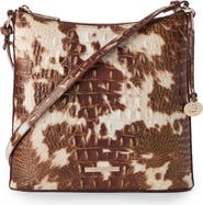 Brahmin Katie Croc Embossed Leather Crossbody Bag