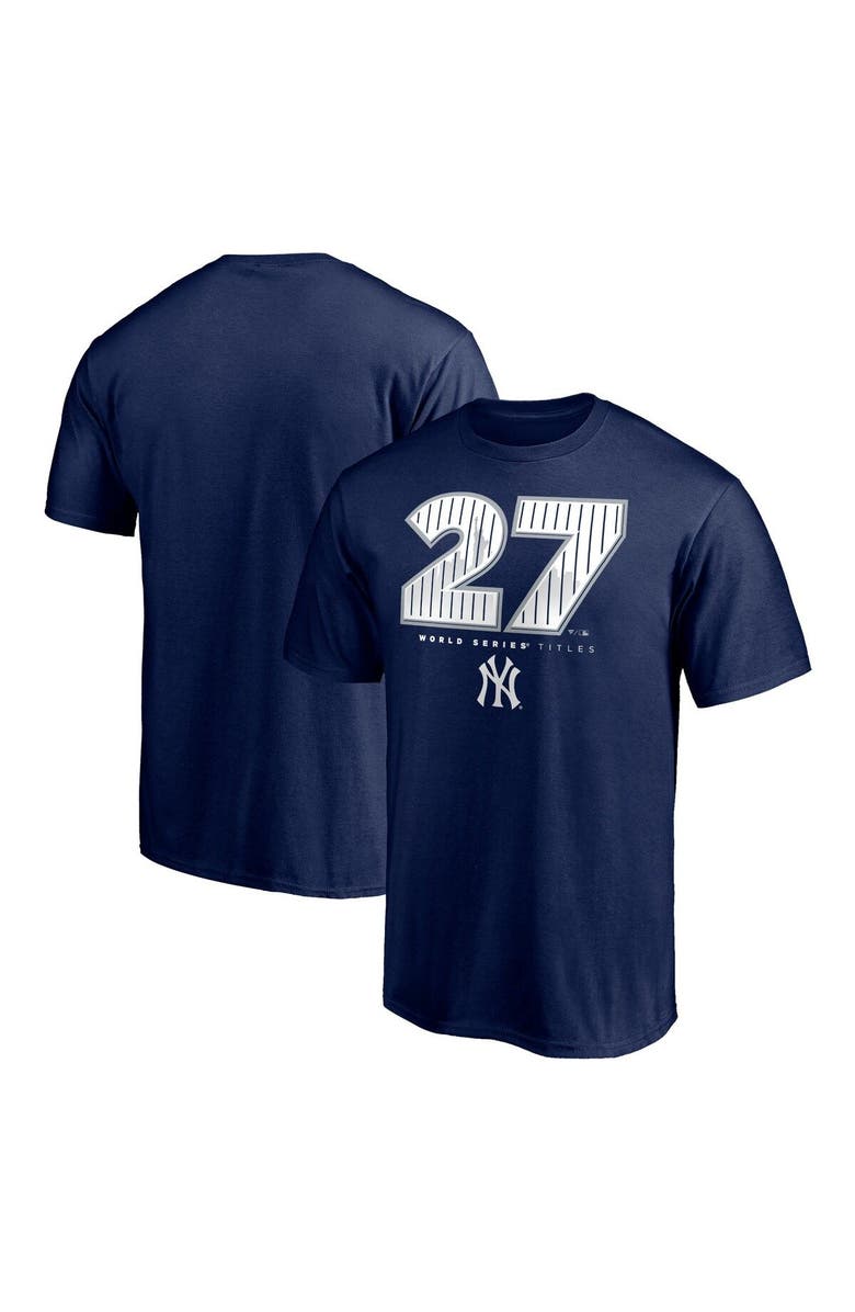 FANATICS Men's Fanatics Branded Navy New York Yankees Hometown World Series Titles T-Shirt, Main, color, Navy