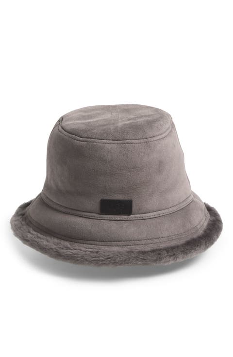 Men's Genuine Shearling Bucket Hat