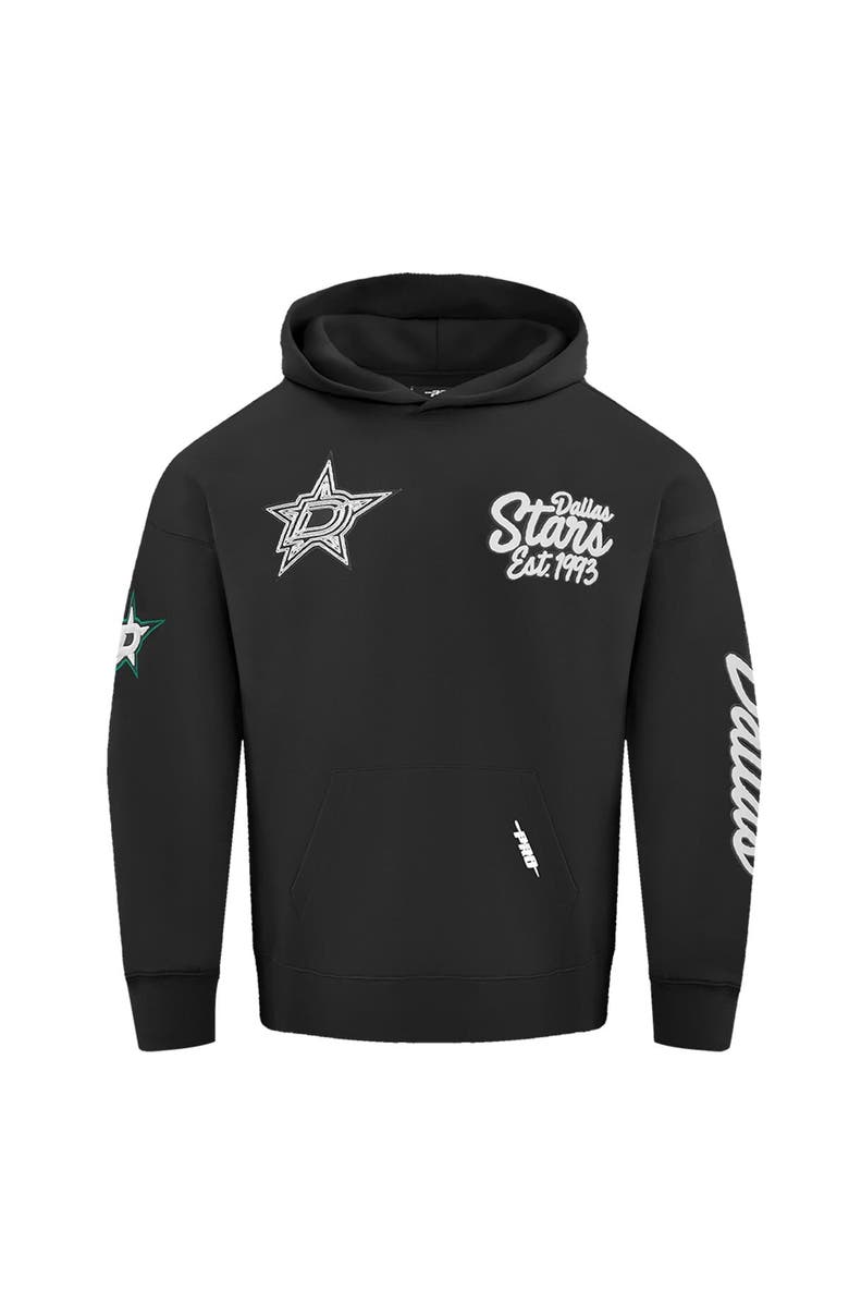 PRO STANDARD Men's Pro Standard Black Dallas Stars Paint the City Pullover Hoodie, Alternate, color, Black