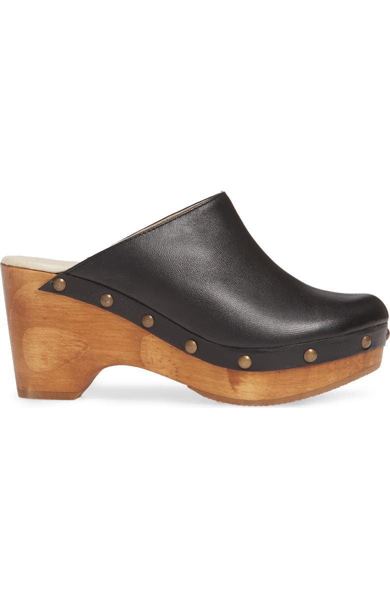 Cordani Zorba Clog, Alternate, color, Black Leather