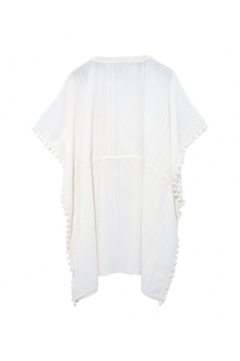 Lamai Butterfly Caftan, Alternate, color, Cream