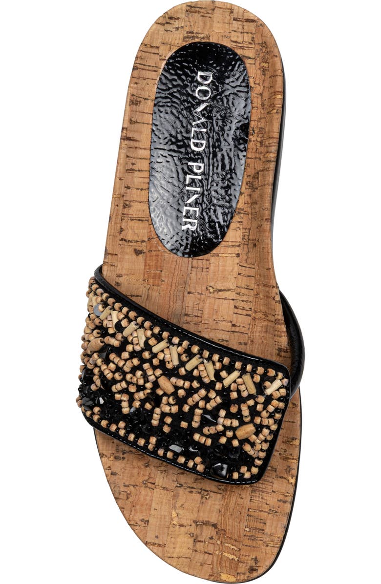 Donald Pliner Fifi Wedge Sandal, Alternate, color, Black/ Nature