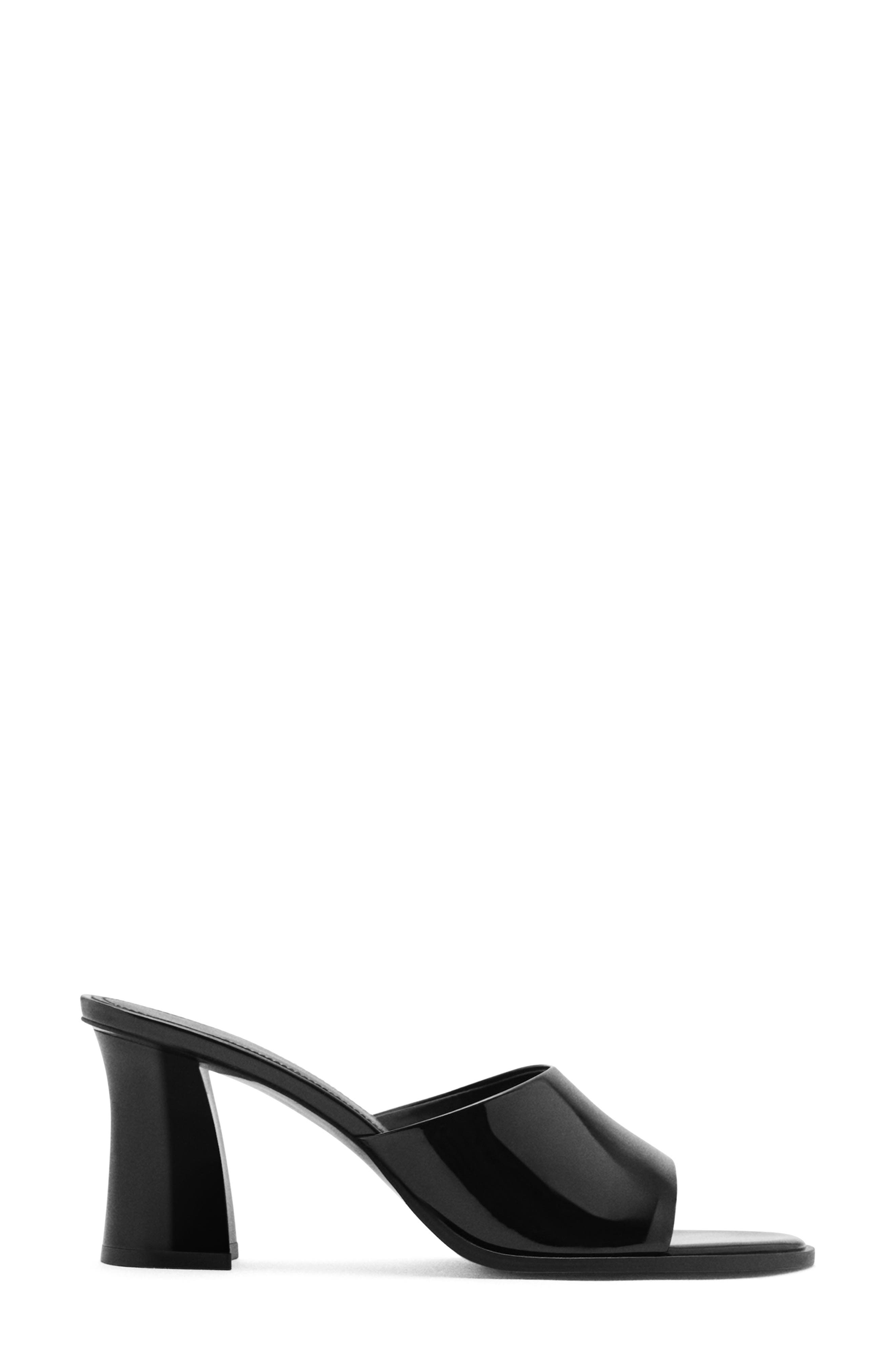 MANGO Slide Sandal, Alternate, color, Black