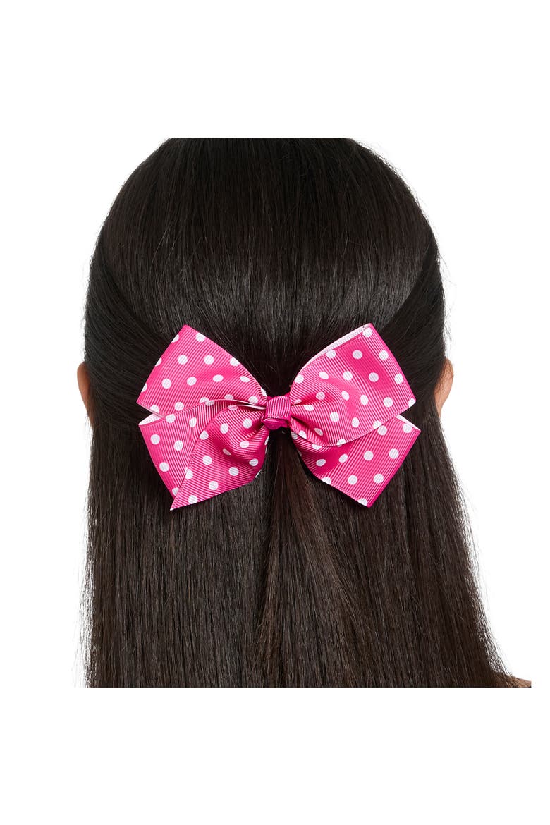 Hair Clips Bow Set 3-Piece Set Official License,  Pink Bows, Alternate, color, Pink