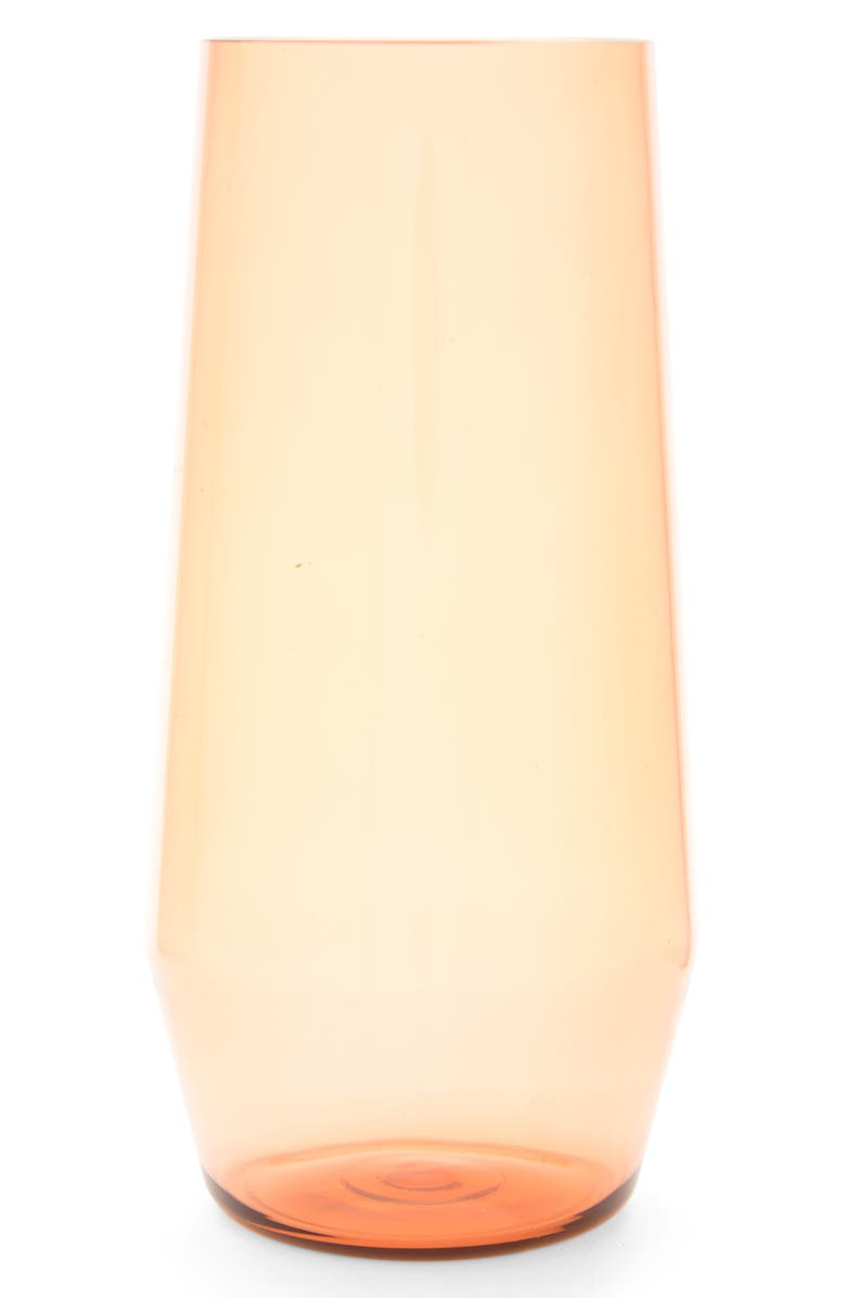 Fortessa Sole Shatter Resistant 6-Piece Iced Tea Glasses Set, Alternate, color, Terra Cotta