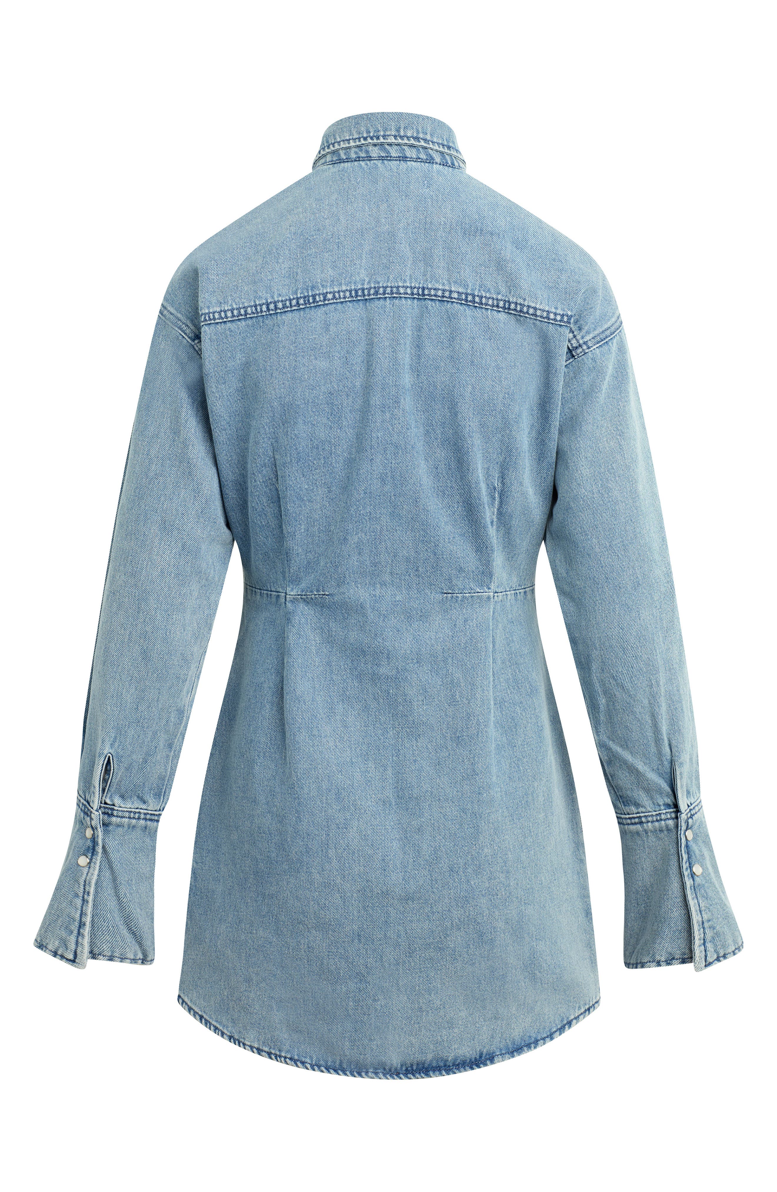 Favorite Daughter The Eyes On Me Denim Mini Shirtdress (Women ...