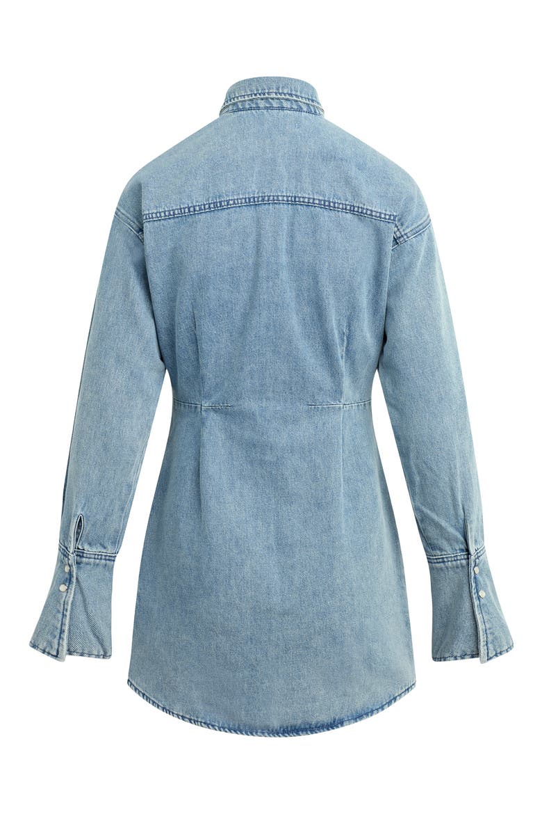 The Eyes On Me Denim Mini Shirtdress, Alternate, color, LEXINGTON
