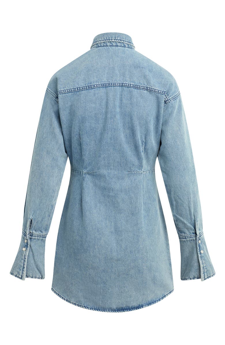 Favorite Daughter The Eyes On Me Denim Mini Shirtdress, Alternate, color, Lexington
