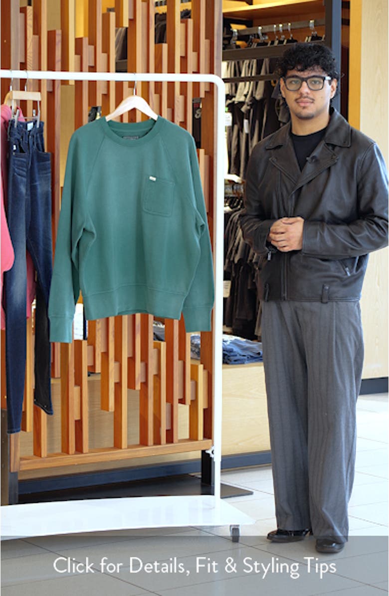 Vintage Fit Fleece Crewneck Sweatshirt, sales video thumbnail