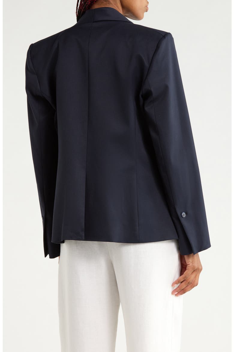 Mick's Wife Wool Blend Wrap Blazer, Alternate, color, MIDNIGHT